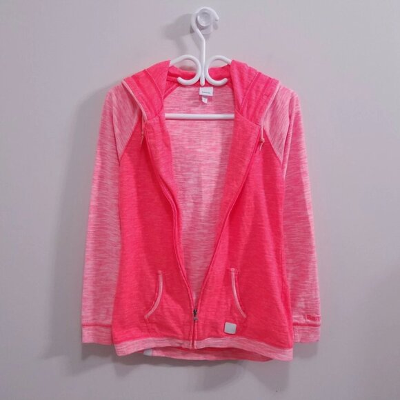 Bench Pink  2 Tone Zipper Sweater Size Small Running Hoodie Jacket Athletic - Picture 3 of 11